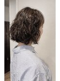大人の抜け感ウェーブボブ