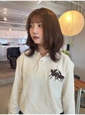 韓国風/透明感/オリーブ/ワンカラー/ハイトーン