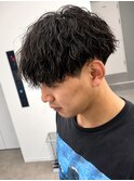 吉祥寺ツイストスパイラルパーマメンズマッシュスパイラルパーマ