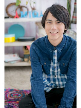 ミック 日暮里店(miq) サイドパートの七三マッシュb