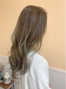 アスター(Aster) ☆Asterゲストスナップ☆外国人風グレージュハイライト