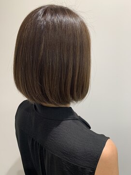 ジエクト 本店(The Ect) 白髪染め×ココアブラウン×艶カラー×イルミナカラー