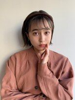 ヌイ 横浜(nui)&nbsp;ボブヘアアレンジ_くびれミディラベンダーカラー