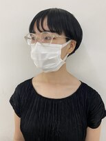 エンドリンク(endlink) 黒髪シンプルマッシュショート