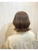 波巻ボブ×サンドベージュ【TELAHAIR鎌ヶ谷】