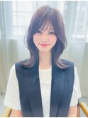 大人可愛い20代30代40代小顔ウルフレイヤーボブ丸みショートボブ