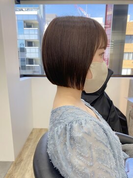 ロンドシエル 横浜(Lond ciel) ミニボブ×フルバング【久保田夢美】横浜チョコレート