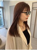 ミルクティーベージュダブルカラーインナーカラーケアブリーチ