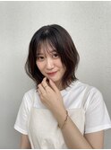 【天王寺/あべの】切りっぱなしボブ