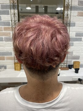 シエル 立川店(CIEL) 【CIEL×久光】ペールピンク×刈り上げマッシュ