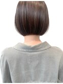 ハイライトバレイヤージュダブルカラーショートカット30代40代