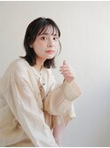 前髪/マチルダボブ/ピンクベージュインナー/グレージュ[甲府駅]