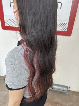 パディントン(Paddington) ロングヘアにも◎コントラストインナーカラーが可愛い☆