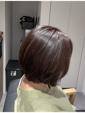 フク(FUKU) 【脱白髪染め】ツヤツヤボブ