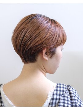 ルプラ ガーデン(le-pla garden) オレンジベージュ#ダブルカラー#切りっぱなしボブ＃ケアブリーチ