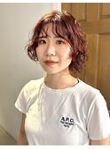 マッシュウルフ/ウェーブパーマ/ショートパーマ
