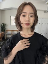 ガーランドギンザ(Garland Ginza)&nbsp;レイヤーボブ　切りっぱなしボブ　透明感カラー