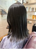 ぱつっとセミロング