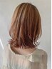 【人気の白髪ぼかし】カット＋明るい白髪染め（ハイライト無）　￥12760～
