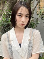 ラミエバイメルト 下北沢(lamie by melt)&nbsp;花田/ボブ/切りっぱなしボブ/シースルーバング/顔まわりレイヤー