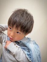 デザイニングヘアードゥ(designing hair Deux)&nbsp;メンズキッズ束感ツーブロックマッシュショート