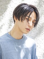 シティ(CITY)&nbsp;【men`s】フェザーパーマグレー刈り上げショートブルーカラー