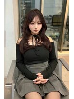 ノク(nok) アンバー3Dレイヤー_メルティカラーフェミニンロング