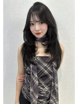 ユーフォリア 渋谷グランデ(Euphoria SHIBUYA GRANDE) 韓国ヘア　髪質改善　レイヤーカット　暗髪　SAYAKA