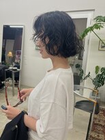 ボウ(BOW)&nbsp;【BOW style】前上がりボブパーマ      [本町/心斎橋/堺筋本町]