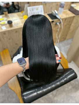 ヌープヘアーアイス(NUUP.hair ici) 【大人ツヤ髪】ナチュラル美髪ストレート◎