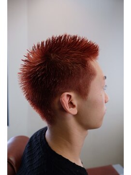 ディスパッチヘアー 今津店(DISPATCH HAIR) スパイキーショートxブラッドオレンジ