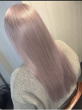 ピンクミルクティー/ブリーチカラー/ウルフカット/レイヤー