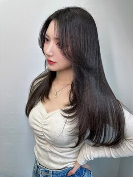 ザシェノンウメダ(THA CHAINON UMEDA) 心斎橋/着物ヘア/大人ガーリー/ダークアッシュ/似合わせカット