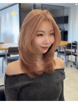 シェイト レイヤーカット 天神(ciate)&nbsp;レイヤー/ミルクティーベージュ/ダブルカラー/ケアブリーチ/天神