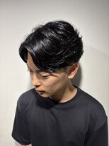 men's salon HYPE 名古屋伏見 メンズサロン/men'sパーマ/men'sカット/men'sショート メンズカット×フェザーパーマ(伏見/伏見駅/栄/メンズ)