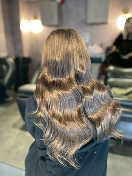 LOE【ロエ】大宮 イメチェン/アンブレラカラー/前髪/ピンクベージュ[大宮]