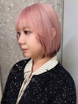 サンク 原宿 表参道(cinq) 顔周りレイヤーボブレイヤーカットハッシュボブくびれボブ韓国