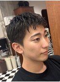 波巻きツイストスパイラルリバースセンターパートニュアンスパY