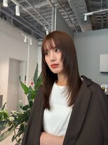 トリッカ 銀座(tricca)&nbsp;ダークブラウン/ロングヘア/小顔レイヤー