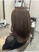 ミルクティーブロンド/ダークブルー/デジタルパーマ/鎌取