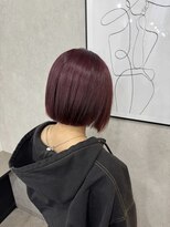 プライズ 所沢プロぺ通り店(prize)&nbsp;ピンクパープルレイヤーボブ韓国風所沢
