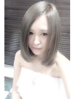 ヘアーメイク パチャラ 成増駅前店(Hair make PACHARA) ☆アッシュベージュ☆ボブストレートが可愛い☆