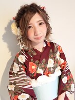 エルパティオ(EL PATIO)&nbsp;ゆるふわ浴衣ボブアレンジ