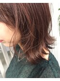 チェリーレッド_マニッシュショート,ネイビー,フレンチボブ
