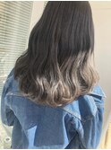 *暗髪スモーキーアッシュ*