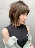 【morio池袋】大人可愛い前下がり透け感ショート♪