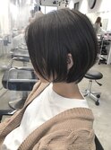アッシュカラーショートボブ☆