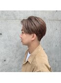 ベージュ×ハイライト