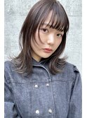 kico☆シースルーバンク×暗髪×グレイアッシュ