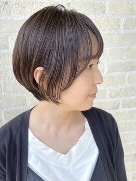 トップヘアーラウンジ 知立(TOP HAIR Lounge) 顔周りのデザインで小顔効果UP/アースカラー/ボブレイヤー